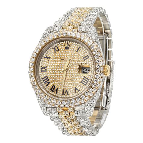 diamond face rolex replica